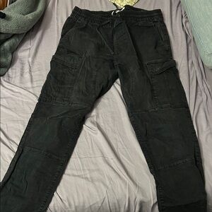 PacSun Charcoal Cargo Pants for Men